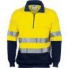 Picture of Hi Vis 2 Tone 1/2 Zip 100% Cott. Fleecy Winch