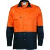 Picture of Long Sleeve Hi-vis 3 Way Cool Breeze Cotton Drill