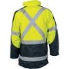 Picture of Hi Vis "x" Back 6 in 1 Waterproof Jacket