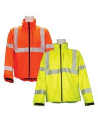 Picture of Hi-Vis Soft Shell Jacket - Reflective Taped