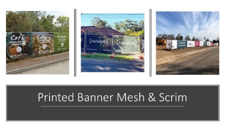 Picture for category Printed Banner Mesh & Scrim Banner