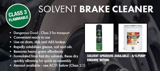 Picture of SOLVENT BRAKE CLEANER 20L