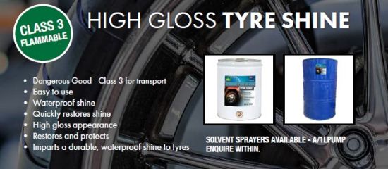 Picture of HIGH GLOSS SOLVENT TYRE SHINE 20L