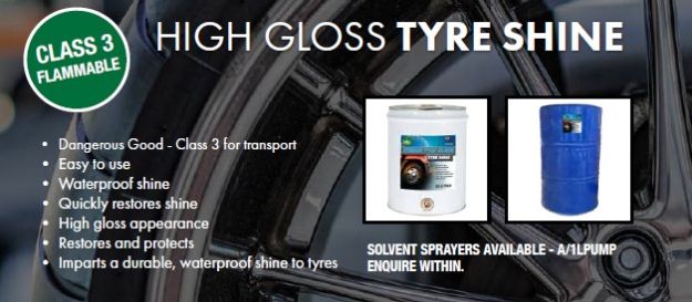 Picture of HIGH GLOSS SOLVENT TYRE SHINE 20L