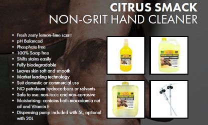 Picture of XTREME CITRUS SMACK HAND CLEANER (NON GRIT) 5L