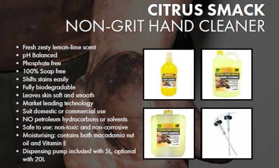 Picture of XTREME CITRUS SMACK HAND CLEANER (NON GRIT) 5L