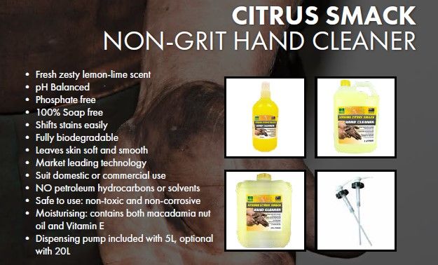 Picture of XTREME CITRUS SMACK HAND CLEANER (NON GRIT) 5L