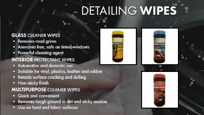 Picture of GLASS CLEANING WIPES 35PCE