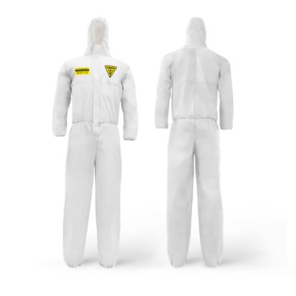 Picture of Coverall TRIDENT® SMS White  - Small