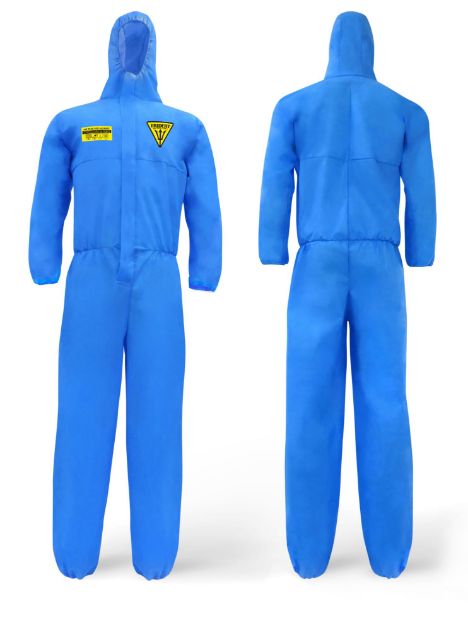 Picture of Coverall TRIDENT® SMS Type 5 / Type 6 Blue