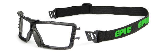 Picture of Glasses Safety EPIC® Epic AF, HC, AS - Dust Guard/Head Strap