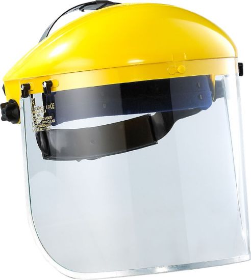 Picture of Maxisafe Yellow browguard with clear visor