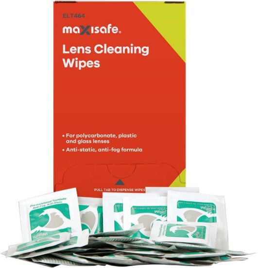 Picture of Maxisafe Anti-Fog Lens Cleaning Wipes