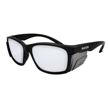 Picture of Rayzr Safety Glasses - Matte Black Frame - Clear Lens