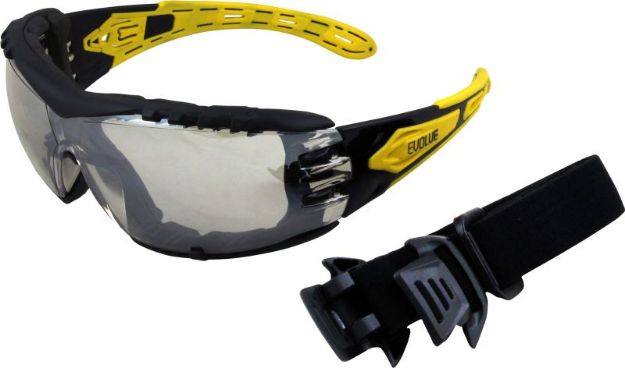 Picture of EVOLVE Safety Glasses with Gasket & Headband - Silver Mirror Lens