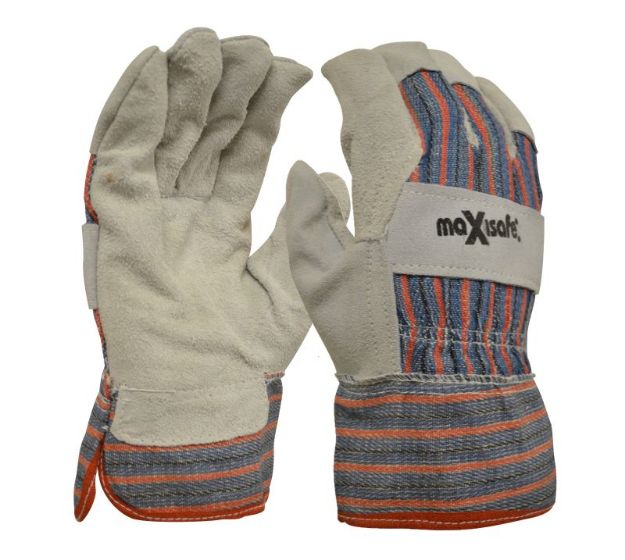 Picture of Maxisafe Candy Stripe Leather Glove, Retail Carded