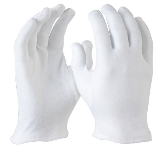 Picture of Maxisafe Interlock Poly/Cotton Glove - Hemmed Cuff