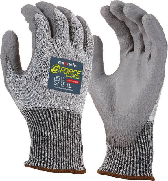 Picture of G-Force Silver Cut 5 Glove