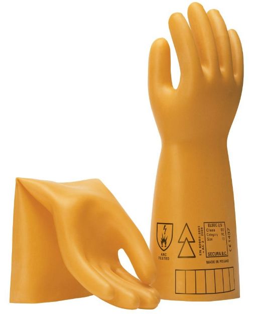 Picture of Electrical Insulating Glove, 500v, 2.5kv Class 00