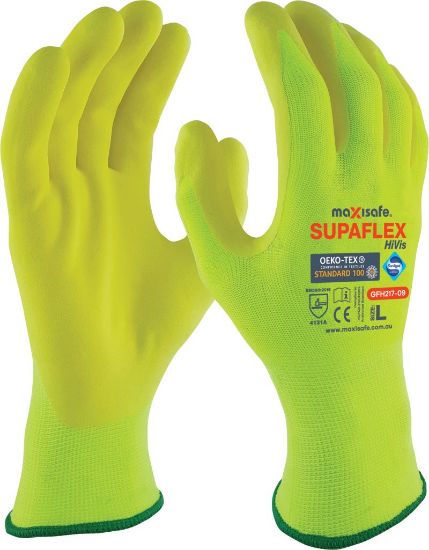 Picture of SupaFlex Hi-Vis Yellow Glove