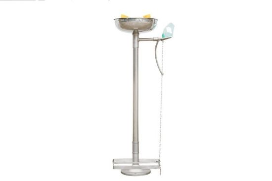 Picture of Stainless Steel Pedestal Eye Wash with Bowl