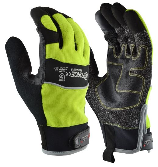 Picture of G-Force Hi-Vis Cut 5 Mechanics Glove