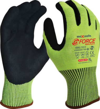 Picture of G-Force Hi-Vis Cut D Glove