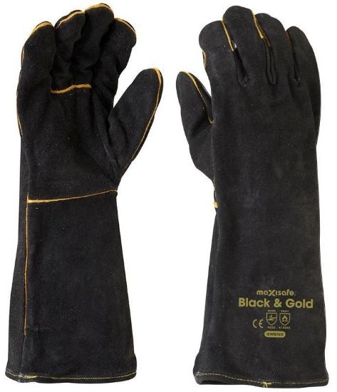 Picture of Black & Gold Welders Gauntlet