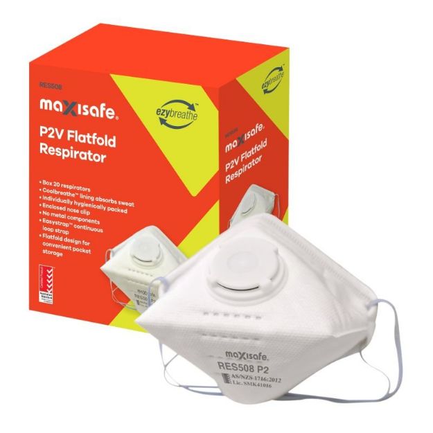 Picture of P2 Flat Fold Respirator with Valve