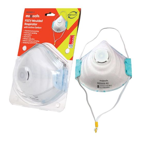 Picture of P2 Moulded Respirator with Carbon filter and Valve