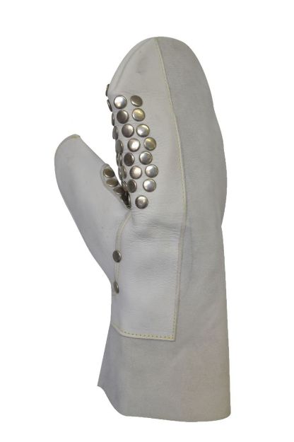 Picture of Maxisafe Studded Leather Plumbers Glove - right hand - Retail Carded