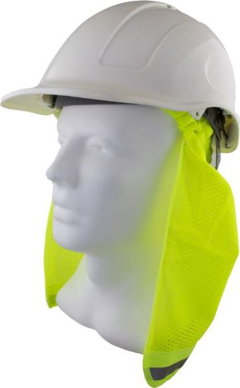 Picture of Maxisafe Hard Hat Neck Flap - Yellow