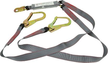 Picture of Maxisafe Double Lanyard w/ Snaphook & Scaffold Hook