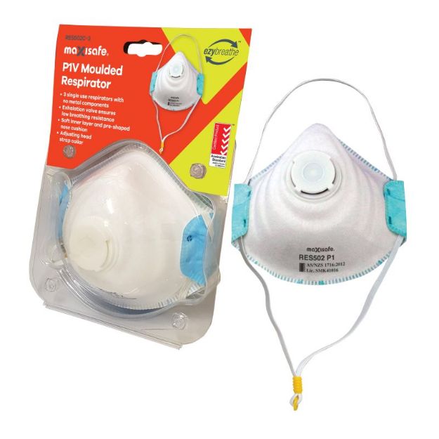 Picture of P1 Moulded Respirator with Valve