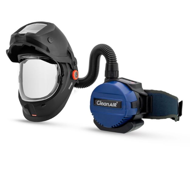 Picture of CleanAIR Omnira COMBI Welding Helmet & CleanAIR Basic PAPR Kit