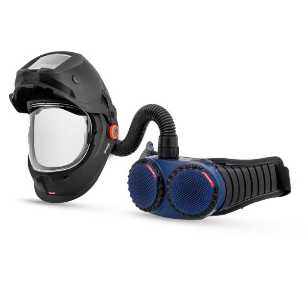 Picture of CleanAIR Omnira COMBI Welding Helmet & AerGO PAPR Kit