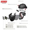 Picture of CleanAir Helmet CA-40G with Clear flip up visor