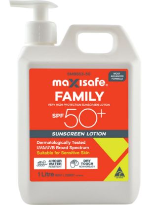 Picture of SPF 50+ Sunscreen Lotion, 1ltr pump