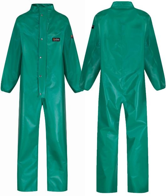 Picture of Chemmaster Green PVC Coverall