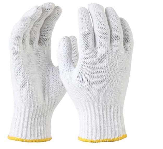 Picture of Maxisafe Bleached, Knitted Poly Cotton Liner Glove