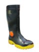 Picture of Stimela 'Foreman' Black Gumboots with Safety Toe