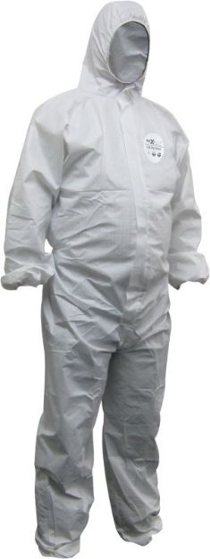 Picture of Chemguard White SMS Type 5/6 Coveralls