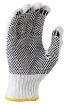 Picture of Maxisafe Bleached, Knitted Poly Cotton, Polka Dot Glove