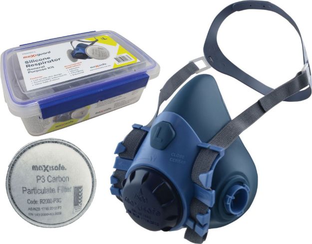 Picture of MaxiGuard Half Mask Respirator General Purpose P3 Kit