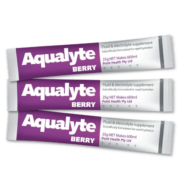 Picture of Aqualyte Berry Flavour, 25g Sachets, Box of 50