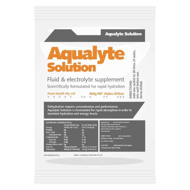 Picture of Aqualyte Orange Flavour, 800g Sachets, Box of 5