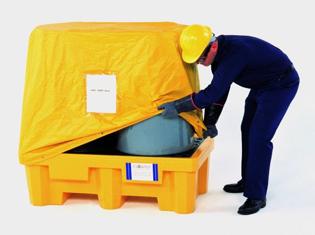 Picture of Ultra - Drum Spill Pallet 2 Drum, Drain LLDPE