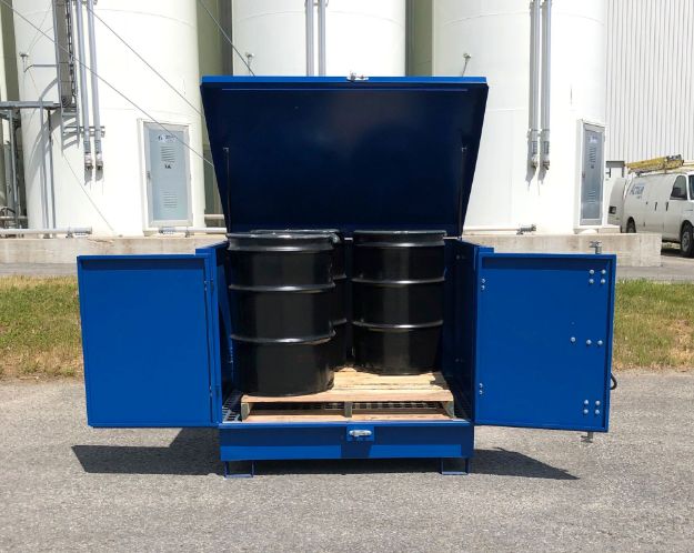 Picture of Ultra - Hard Top 4-Drum Spill Pallet Steel Model