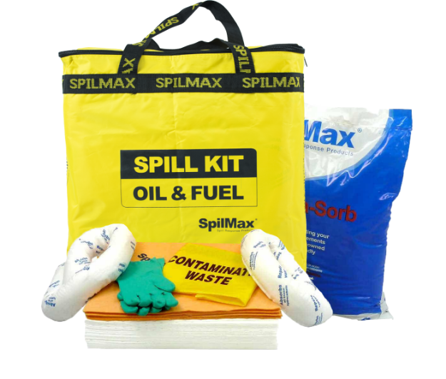 Picture of SpilMax 50L Vehicle Spill Kit Bag - Oil & Fuel with 5kg Natura-Sorb