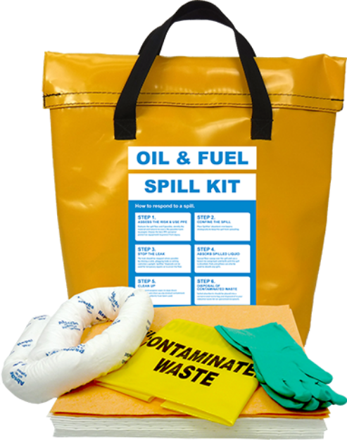 Picture of SpilMax 25L Vehicle Spill Kit Bag - Oil & Fuel